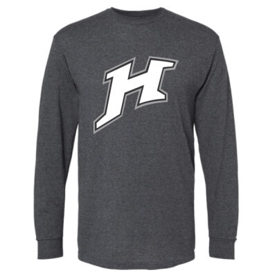 School - Gold Soft Touch Long Sleeve T-Shirt Thumbnail